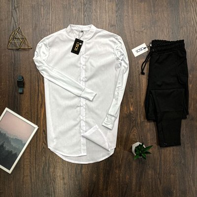 Чоловічий класичний комплект сорочка і штани, костюм стильний молодіжний 433443 фото