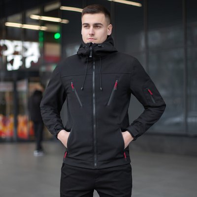 Чоловіча куртка Pobedov Jacket "Korol' Lev"  чорна 00125 фото