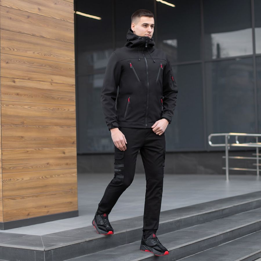 Мужская куртка Pobedov Jacket "Korol' Lev" черная 00125 фото